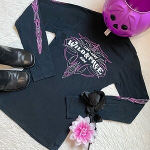 Y2K Live love wild & free ride long sleeve top